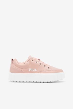 FILA Sandblast Low Sneakers Rose / Rose / White,Womens Shoes | CA.PNTKCO639